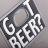 Пряжка открывалка - GOT BEER - Вид пряжки под углом