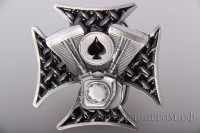 Пряжка Крест и мотодвигатель