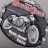 Пряжка мото Guzzi - Пряжка мото Guzzi под углом